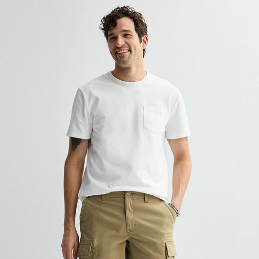 Men's Sonoma Goods For Life® Crewneck Short Sleeve Heavy Weight T-Shirt
