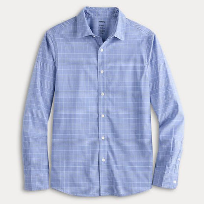 Men's Sonoma Goods For Life® Long-Sleeve Printed Slim Fit Performance Shirt
