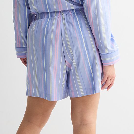 Plus Size Sonoma Goods For Life® Woven Separates Sleep Shorts