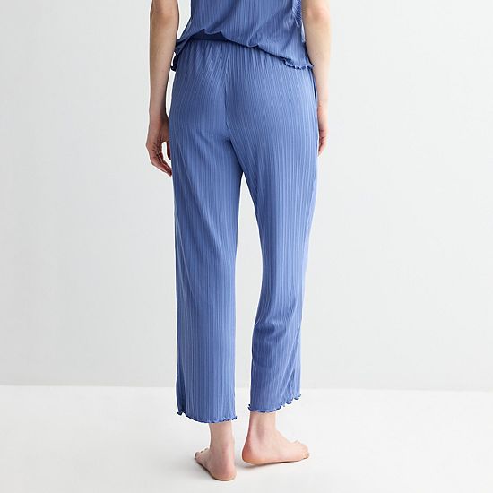 Women's Sonoma Goods For Life® Elevated Rib Pajama Pants