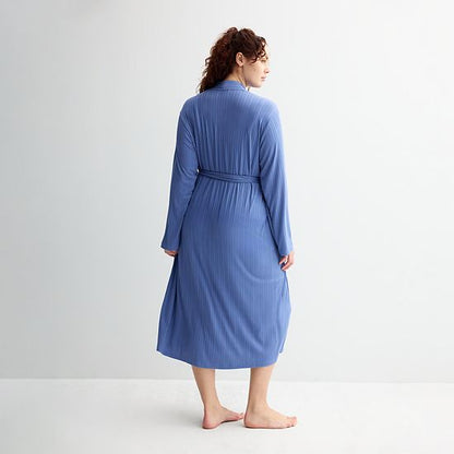 Plus Size Sonoma Goods For Life® Elevated Rib Sleep Robe