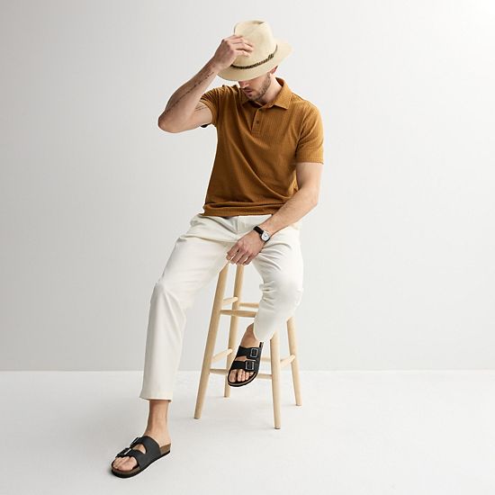 Men's Sonoma Goods For Life® Texture Polo Shirt