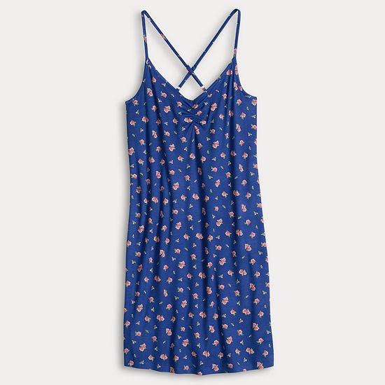 Women's Sonoma Goods For Life® Crinkled Rib Sleep Chemise