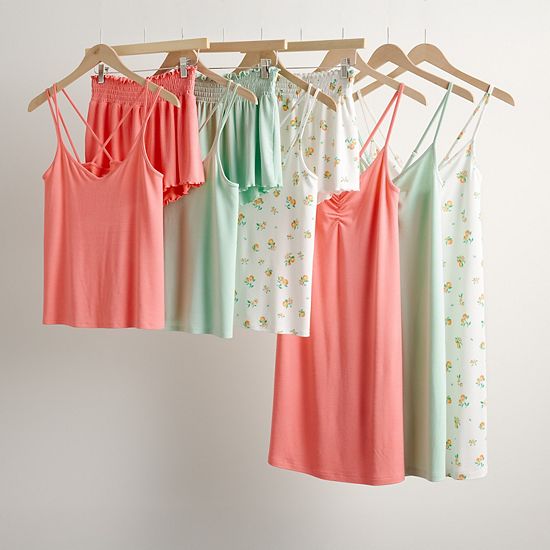 Women's Sonoma Goods For Life® Crinkled Rib Sleep Chemise