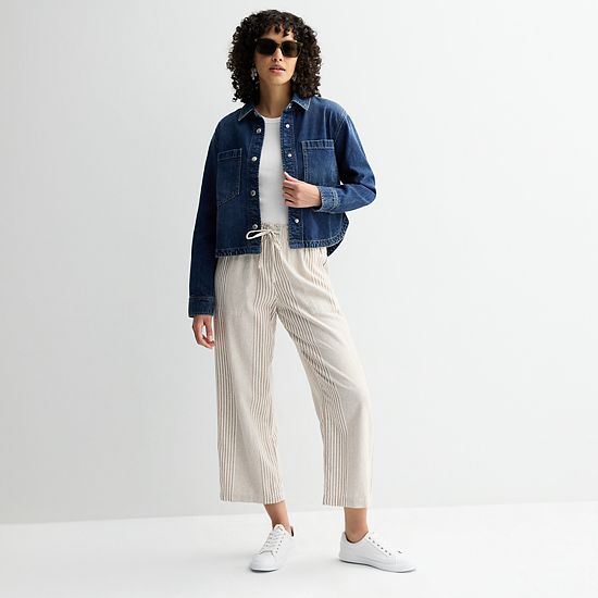 Women's Sonoma Goods For Life® Cropped Shacket