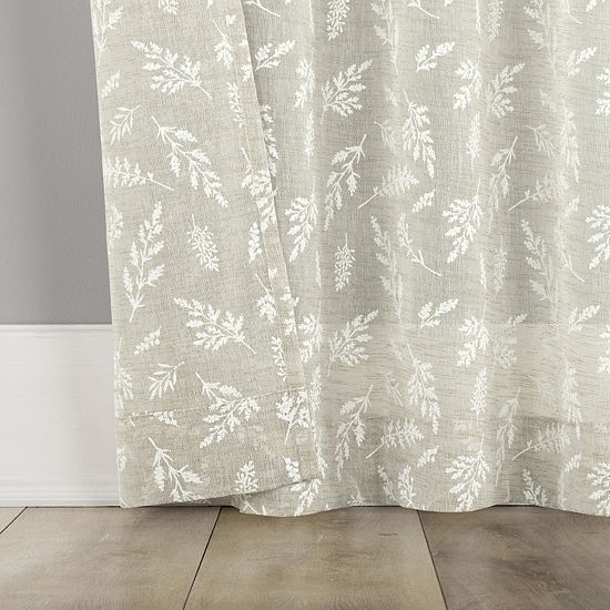 Sonoma Goods For Life® Nolia Sheer Rod Pocket Set Of 2 Window Curtain Panels
