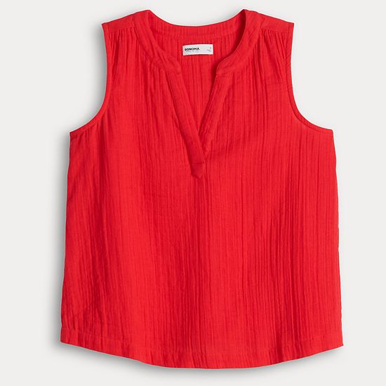 Women's Sonoma Goods For Life® Easy Soft Gauze Tank Top