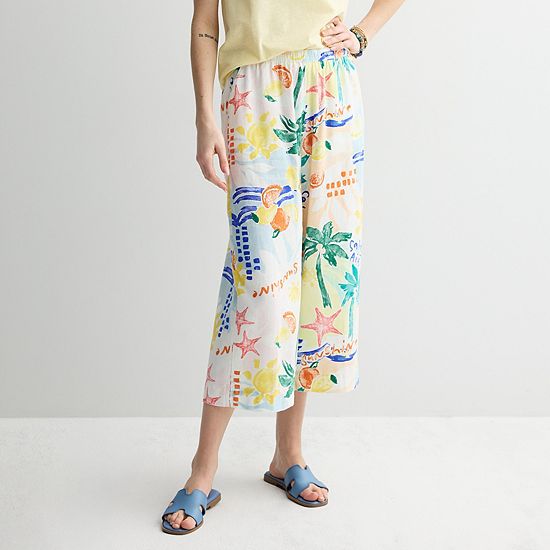 Women's Sonoma Goods For Life® Cropped Easy Pants