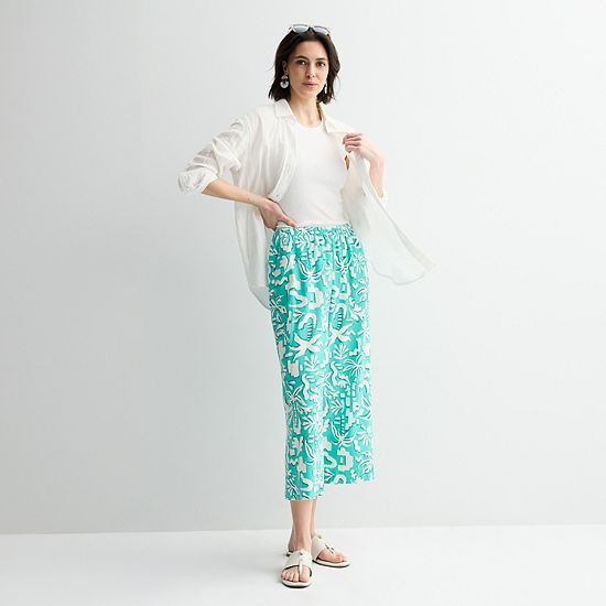 Petite Sonoma Goods For Life® Cropped Easy Pants