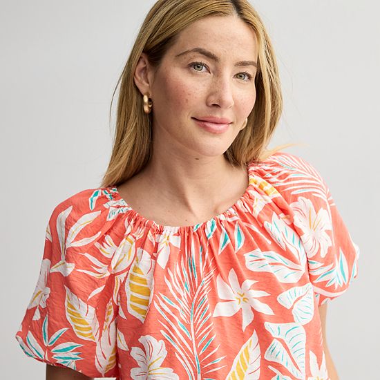 Petite Sonoma Goods For Life® Femme Peasant Top