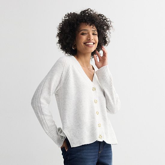 Women's Sonoma Goods For Life® Lightweight Longline Cardigan