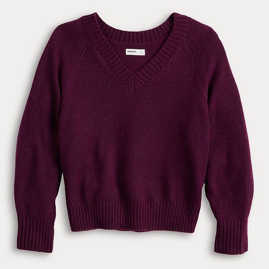 Women's Sonoma Goods For Life® V-Neck Pullover Sweater