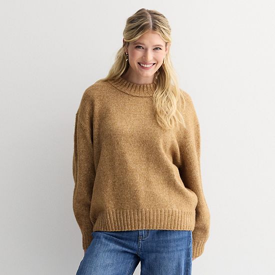 Women's Sonoma Goods For Life® Cozy Crew Neck Pullover