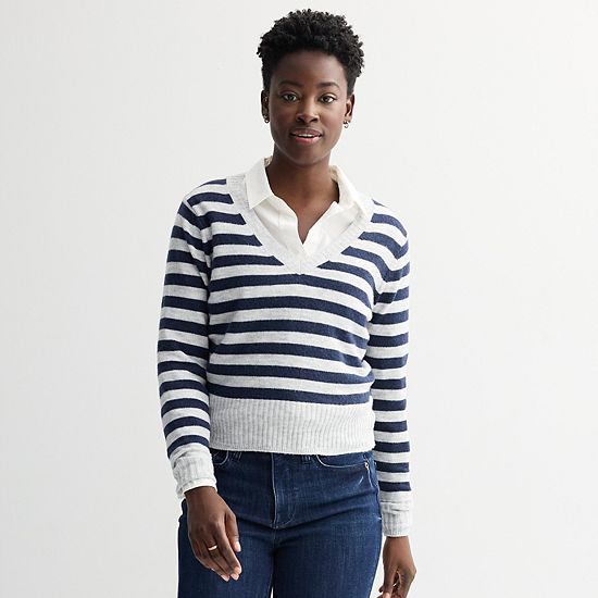 Women's Sonoma Goods For Life® Lightweight V-Neck Sweater