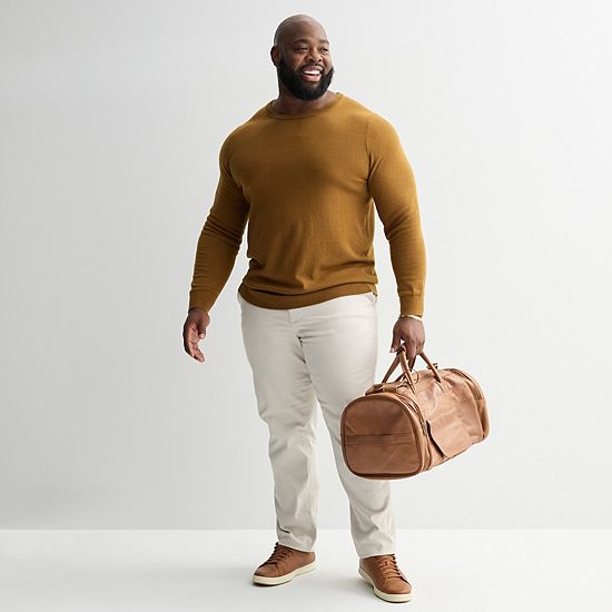 Big & Tall Sonoma Goods For Life® Lightweight Crewneck Sweater