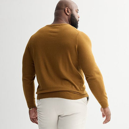 Big & Tall Sonoma Goods For Life® Lightweight Crewneck Sweater