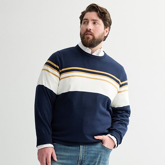 Big & Tall Sonoma Goods For Life® Lightweight Crewneck Sweater