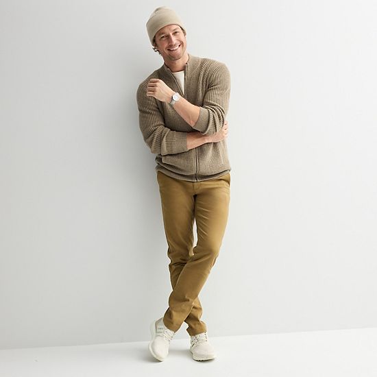 Men's Sonoma Goods For Life® Full-Zip Sweater