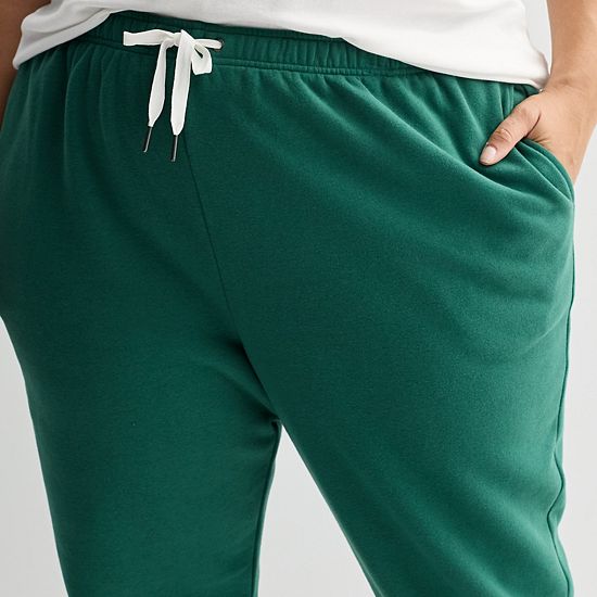 Plus Size Sonoma Goods For Life® Fleece Joggers