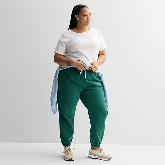 Plus Size Sonoma Goods For Life® Fleece Joggers