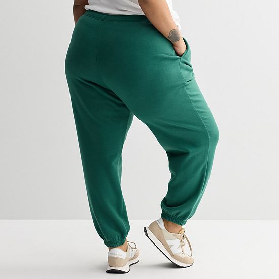 Plus Size Sonoma Goods For Life® Fleece Joggers