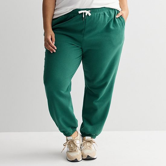 Plus Size Sonoma Goods For Life® Fleece Joggers