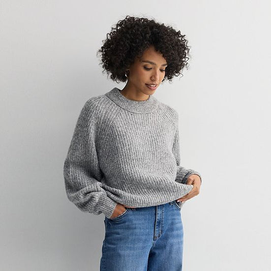 Petite Sonoma Goods For Life® Cozy Heritage Crewneck Sweater