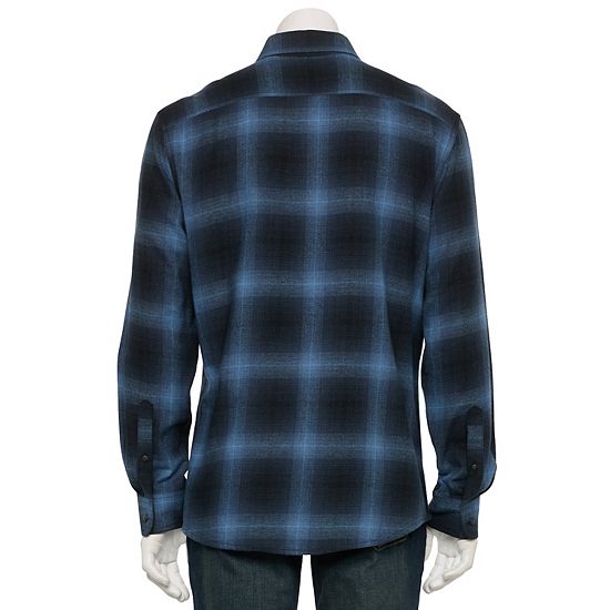 Sonoma Goods For Life® Adaptive Long Sleeve Flannel Shirt