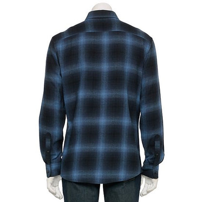 Sonoma Goods For Life® Adaptive Long Sleeve Flannel Shirt