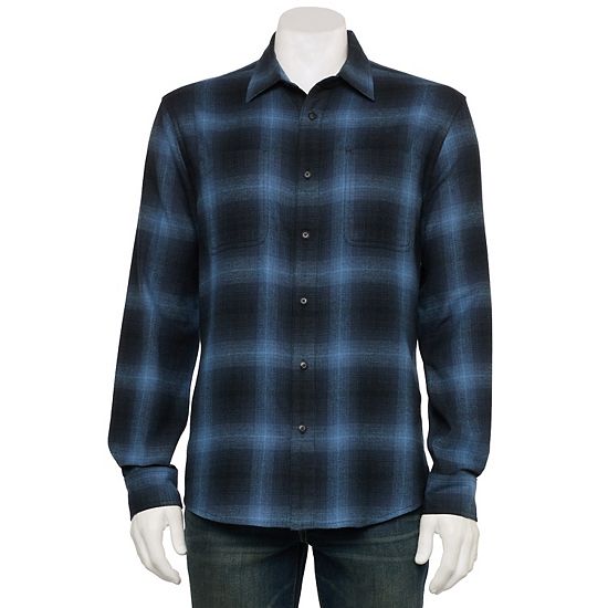Sonoma Goods For Life® Adaptive Long Sleeve Flannel Shirt