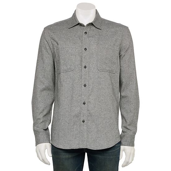 Sonoma Goods For Life® Adaptive Long Sleeve Flannel Shirt