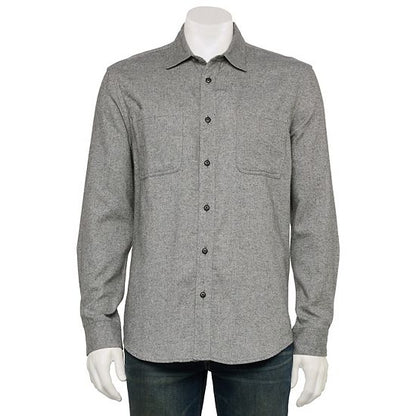 Sonoma Goods For Life® Adaptive Long Sleeve Flannel Shirt