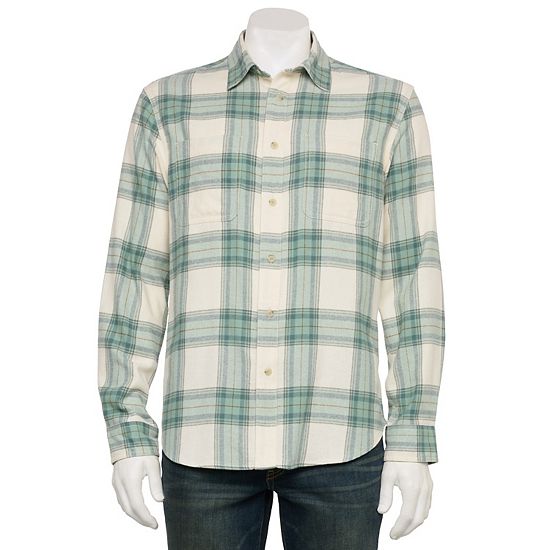 Sonoma Goods For Life® Adaptive Long Sleeve Flannel Shirt