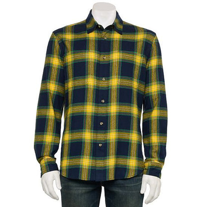 Sonoma Goods For Life® Adaptive Long Sleeve Flannel Shirt