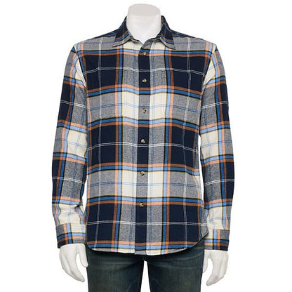 Sonoma Goods For Life® Adaptive Long Sleeve Flannel Shirt