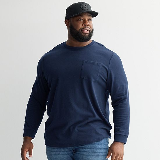Big & Tall Sonoma Goods For Life® Long Sleeve Heavyweight Tee