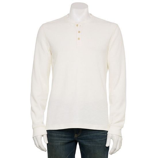 Men's Sonoma Goods For Life® Adaptive Long Sleeve Henley Tee