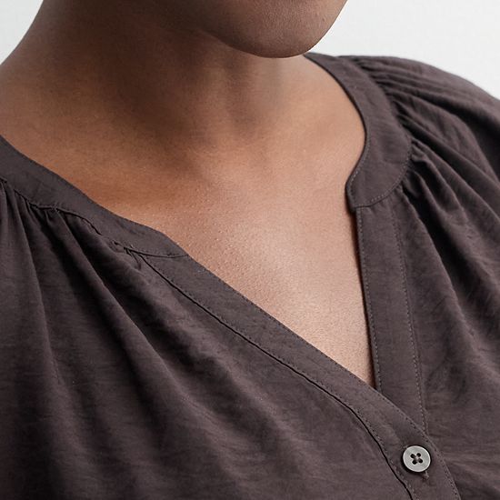 Women's Sonoma Goods For Life® Button Up Peasant Top