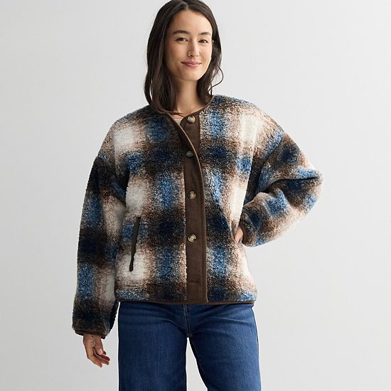 Women's Sonoma Goods For Life® Oversized Collarless Jacket