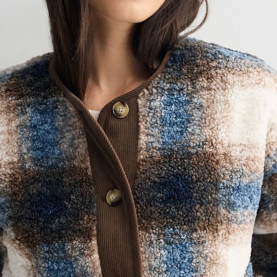 Women's Sonoma Goods For Life® Oversized Collarless Jacket