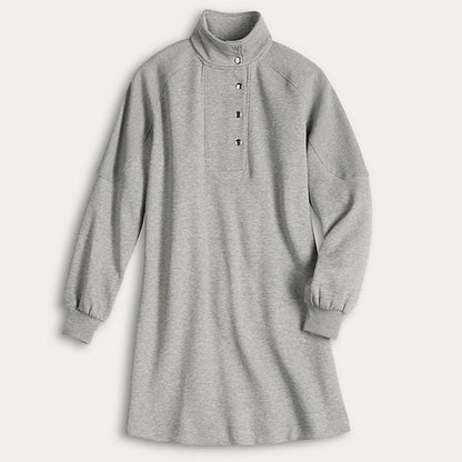 Petite Sonoma Goods For Life® Snap Collar Dolman Sleeve Sweatshirt Dress
