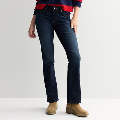 Petite Sonoma Goods For Life® Mid-Rise Bootcut Jeans