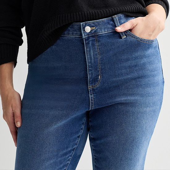 Plus Size Sonoma Goods For Life® Mid-Rise Bootcut Jeans
