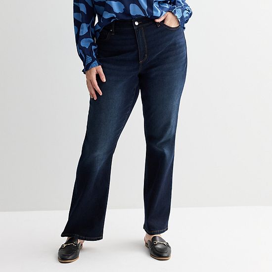 Plus Size Sonoma Goods For Life® Mid-Rise Bootcut Jeans
