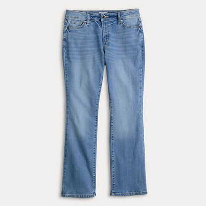 Women's Sonoma Goods For Life® Curvy Mid Rise Bootcut Jeans