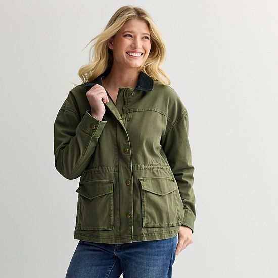 Women's Sonoma Goods For Life® Patch Pocket Barn Jacket