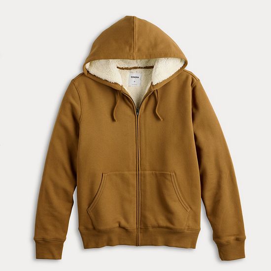 Men's Sonoma Goods For Life® High-Pile Fleece Full Zip Hoodie