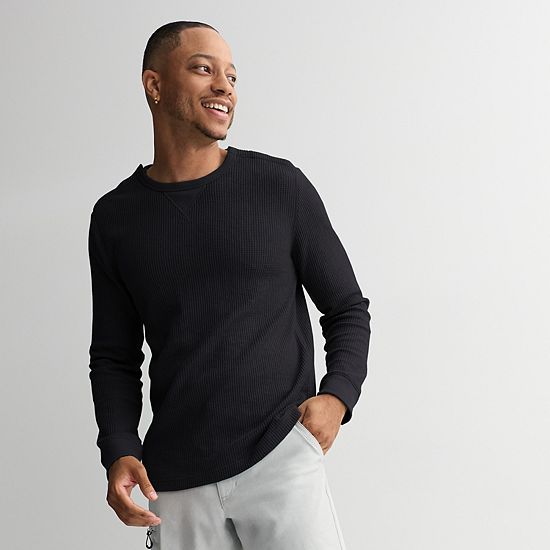 Men's Sonoma Goods For Life® Adaptive Long Sleeve Crewneck Tee