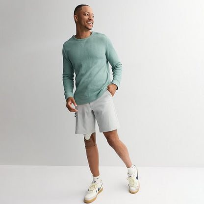 Men's Sonoma Goods For Life® Adaptive Long Sleeve Crewneck Tee