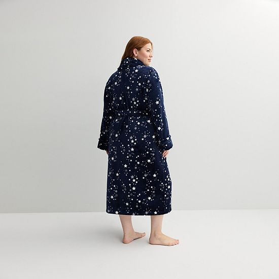 Plus Size Sonoma Goods For Life® Long Plush Wrap Robe